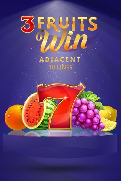 3 Fruits Win: 10 lines